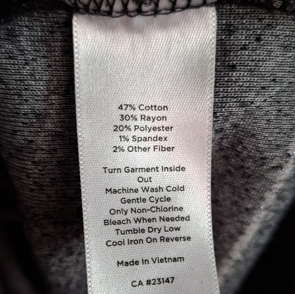 TALBOTS Luxe Metallic Striped Cowl Neck Soft Sweater Tunic size Large - Picture 7 of 7